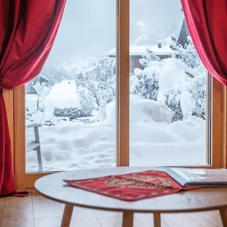 Charmant Appartement Dans Chalet, Coeur De Megève Extérieur photo